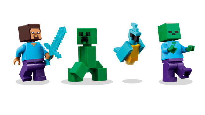 LEGO Minecraft: La Casa-TNT de la Jungla, 287 Piezas (21275) image number 5