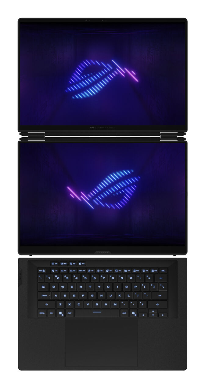 Port&aacute;til ASUS ROG Zephyrus Duo GX651AR 2x16" Ultra 9 386H 32GB DDR5 1TB RTX 5090 OLED 3K Touch 120Hz W11 + Rato + Mochila image number 7