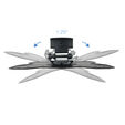 Soporte de Pared Tooq 23" a 42" Max. 25kg Negro image number null
