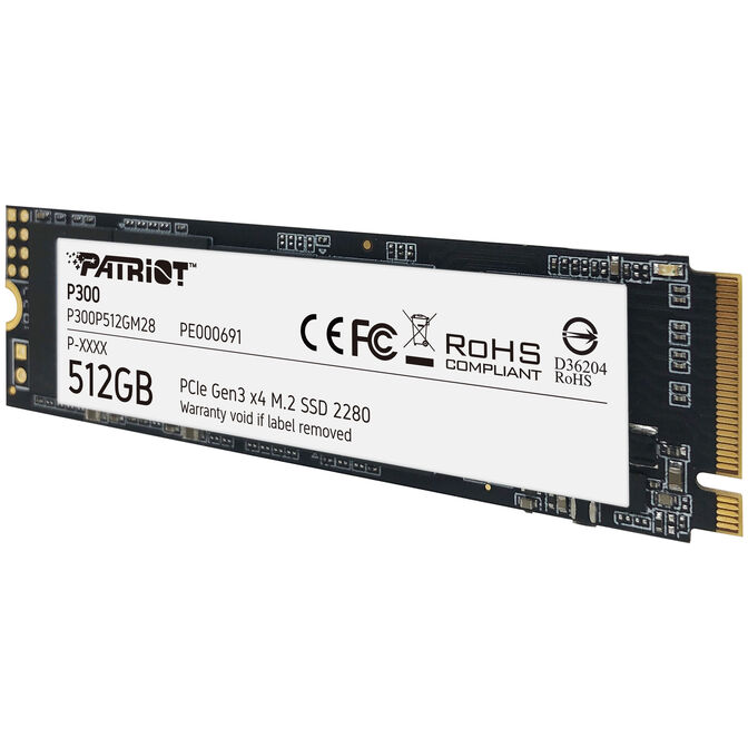 SSD Patriot P300 Gen3 512GB M.2 NVMe 2280 (1700/1100MB/s) image number 0