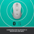 Rat&oacute;n Logitech Signature M650 L for Business 4000DPI Wireless/Bluetooth Blanco image number null