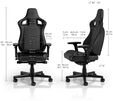 Silla noblechairs EPIC Compact - Negro /Carbono image number null