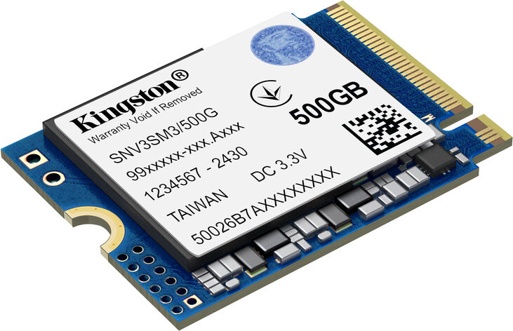 SSD Kingston NV3 500GB Gen4 M.2 NVMe 2230 (5000/3000MB/s) image number 1