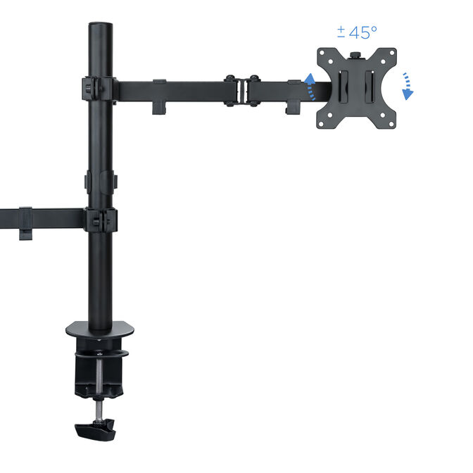 Soporte de Mesa Tooq Doble Tilt 13" a 32" Max. 8Kg (Monitor) / 4.5Kg (Port&aacute;til) image number 13