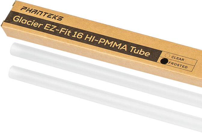 Tubo R&iacute;gido Phanteks Glacier EZ-Fit 16mm - Sat&iacute;n image number 1