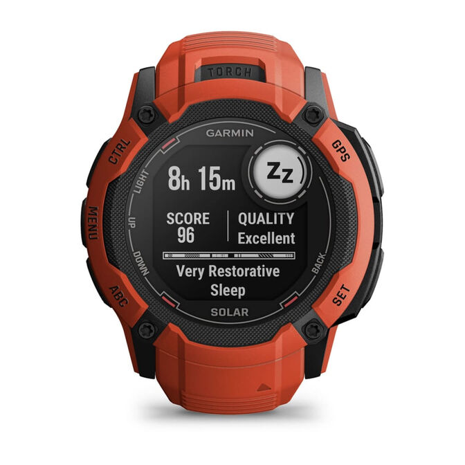 Smartwatch Garmin Instinct 2X Solar 50mm Vermelho image number 7
