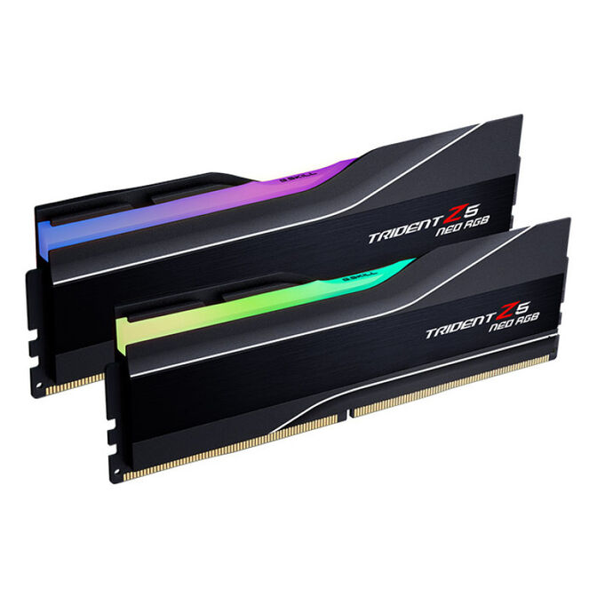 G.Skill Kit 32GB (2 x 16GB) DDR5 6000MHz Trident Z5 Neo RGB EXPO CL32 Black - F5-6000J3238F16GX2-TZ5N image number 2