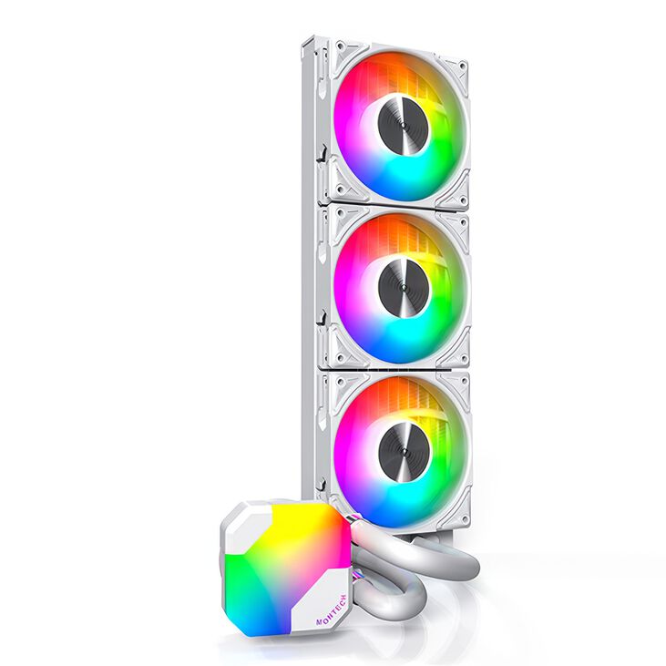 Water Cooler CPU Montech HyperFlow ARGB 360mm Blanco image number 1