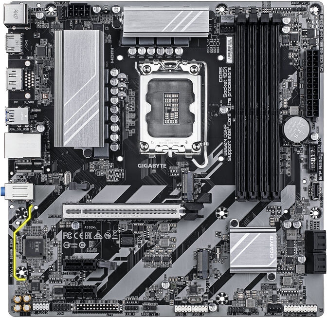 Placa Base Gigabyte B860M D3HP image number 1