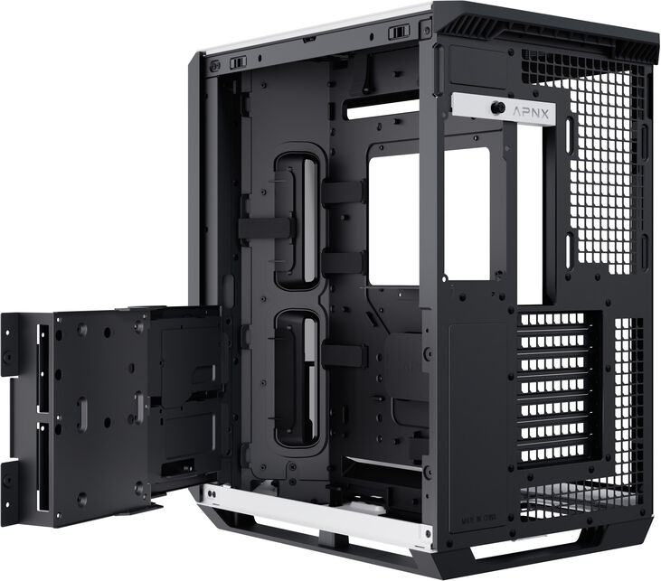 Caja ATX APNX V1 Negro/Blanco image number 7