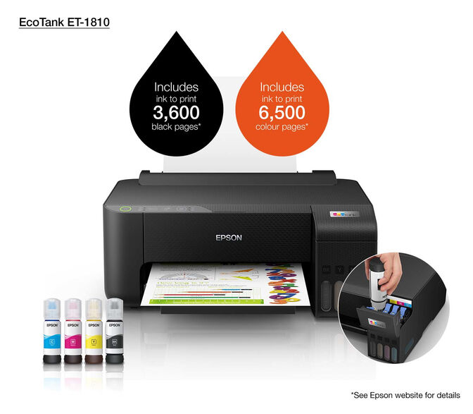 Impresora Epson EcoTank ET-1810 Wi-Fi image number 10