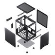 Caja Micro-ATX Jonsbo C6 Negro image number null