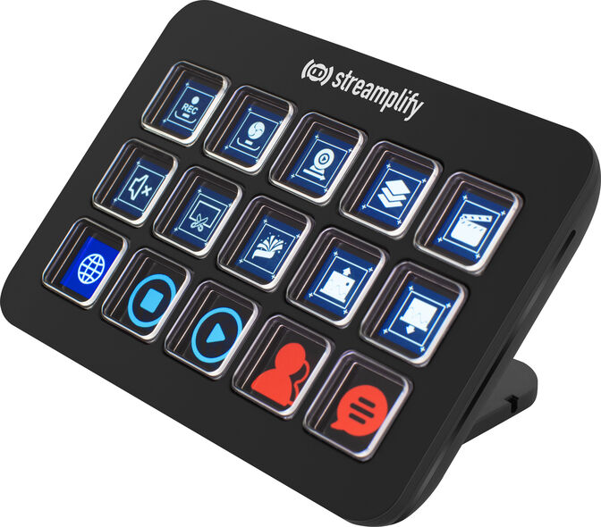 Streaming Deck Streamplify LCD 15 KEYS W/HUB - Negro image number 6