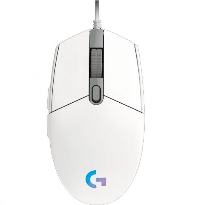Rat&oacute;n Gaming Logitech G Series G203 LightSync RGB 8000DPI Blanco image number 2