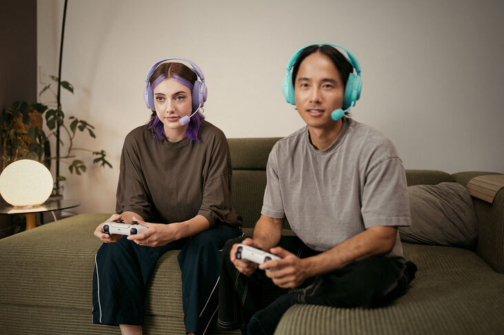 Auriculares SteelSeries Arctis Nova 3P Wireless/Bluetooth Lavanda image number 2