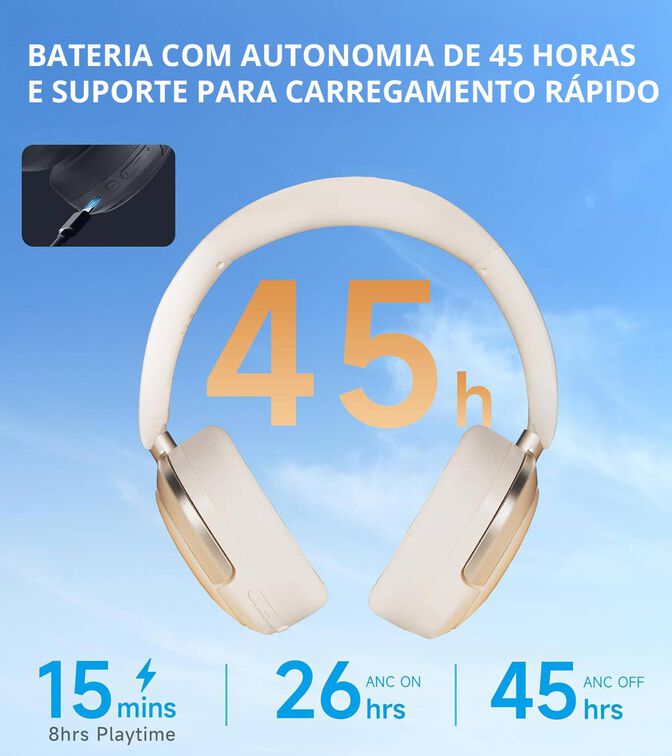 Auriculares Edifier Atom Max ANC Bluetooth Marfil image number 3