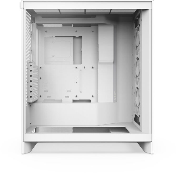 Torre ATX NZXT H7 Flow RGB Blanca Vidro Temperado image number 1