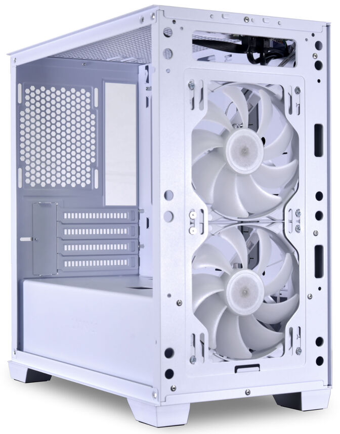 Caja Micro-ATX Lian Li Lancool 205M Mesh Snow Vidrio Templado image number 6