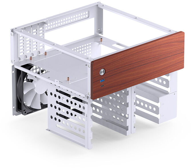 Caja Mini-ITX Jonsbo N4 Blanco image number 5