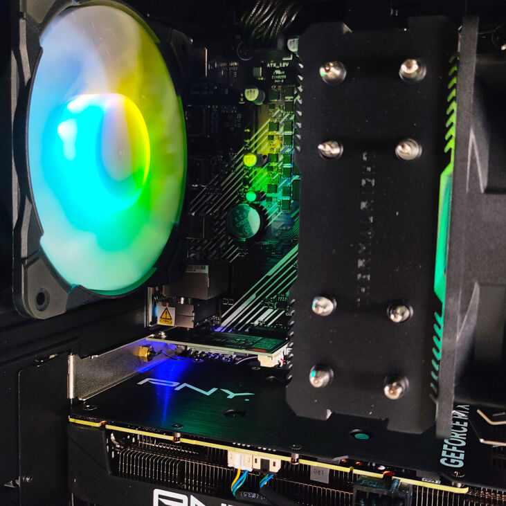 Ordenador AURA Gamer-PC Ryzen 7 5700X 32GB DDR4 1TB RTX 4060 Ti WiFi W11 image number 7