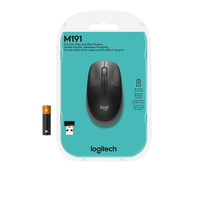 Rat&oacute;n Logitech M190 1000DPI Wireless Negro/Gris image number 17