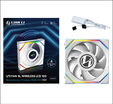 Ventilador Lian Li UNI FAN SL120 LCD Wireless RGB PWM Blanco 120mm image number null