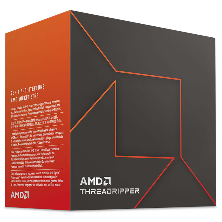 Procesador AMD Threadripper 7960X 24-Core (4.2GHz-5.3GHz) 152MB sTR5 TRX50 image number 0