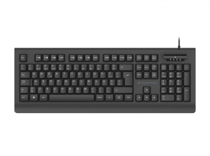Teclado Conceptronic KAYNE01PT Preto (PT) image number 0