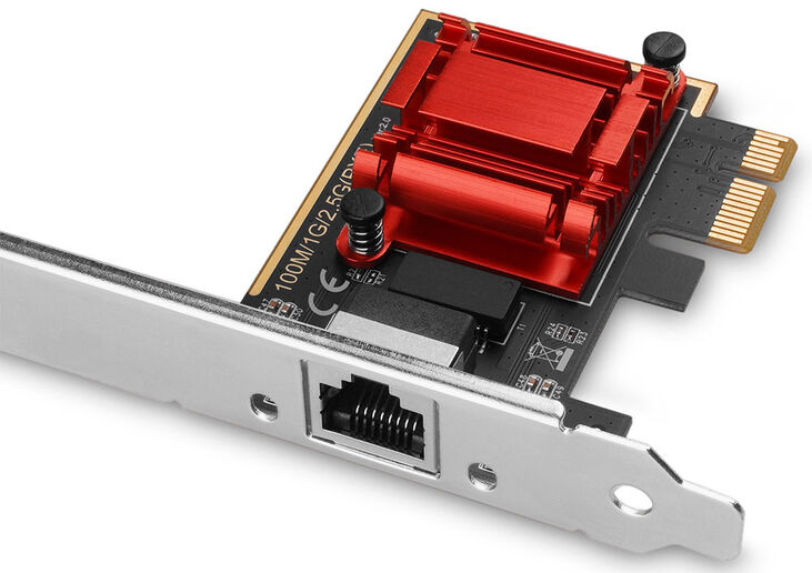 Adaptador AXAGON PCEE-G25 PCIe 2.5 Gigabit Ethernet, Realtek 8125 - RJ45 image number 2