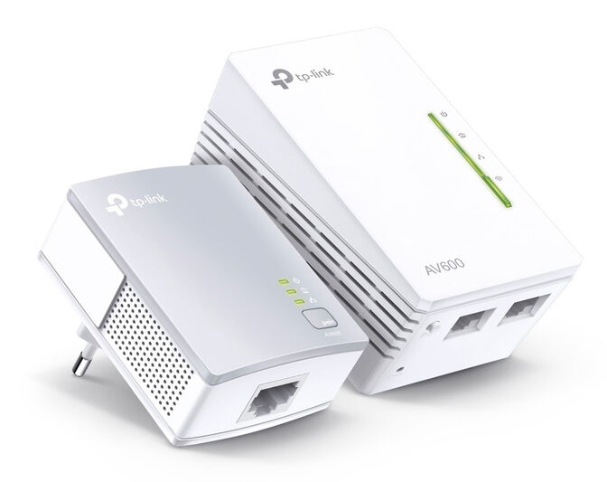 Powerline TP-Link TL-WPA4221 KIT AV600 Homeplug AV Fast Ethernet Wi-Fi 300Mbps image number 2