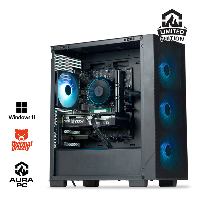 Ordenador AURA Limited-PC Intel i5 12400F 16GB DDR4 1TB RTX 3050 WiFi W11 image number 0