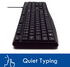 Teclado Ewent Business USB Quiet Typing PT Negro image number null