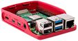 Caja Externa Oficial para Raspberry Pi 4 em Blanco/Rojo image number null