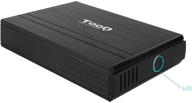 Caja Externa HDD Tooq 3.5" IDE / SATA - USB 2.0 Negro image number 1