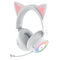 Auriculares Razer Kraken Kitty V3 Pro Wireless/Bluetooth Blanco