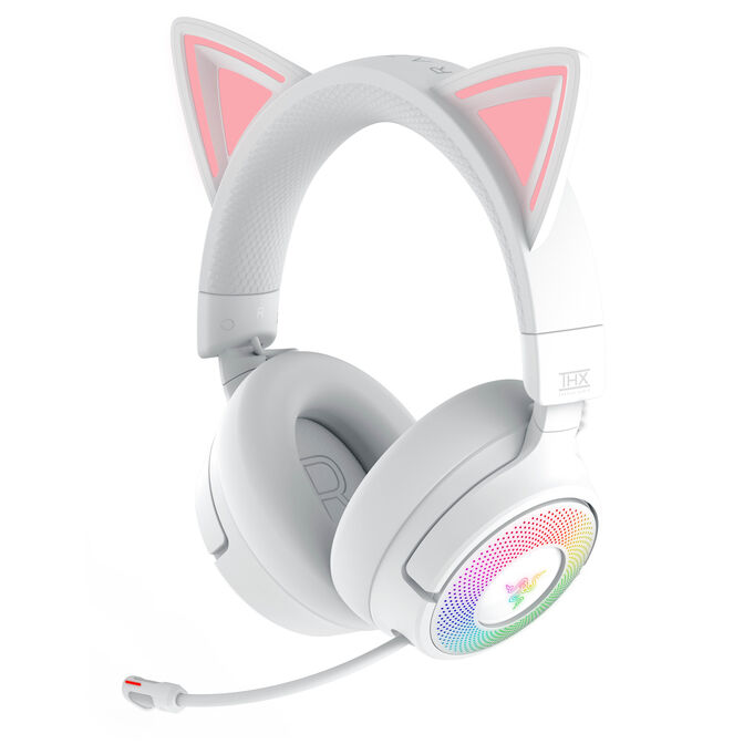 Auriculares Razer Kraken Kitty V3 Pro Wireless/Bluetooth Blanco image number 0