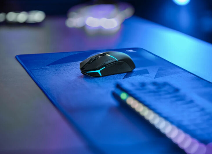 Ratón Corsair Nightsabre Gaming RGB Wireless/Bluetooth 26000DPI Negro image number 4