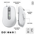 Rat&oacute;n Logitech MX Anywhere 3S for Business 8000DPI Wireless/Bluetooth Gris Claro image number null