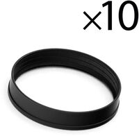Anillos EKWB Quantum Torque HDC 12mm Negro (Pack 10)