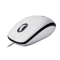 Rat&oacute;n Logitech M100 Corded USB Blanco
