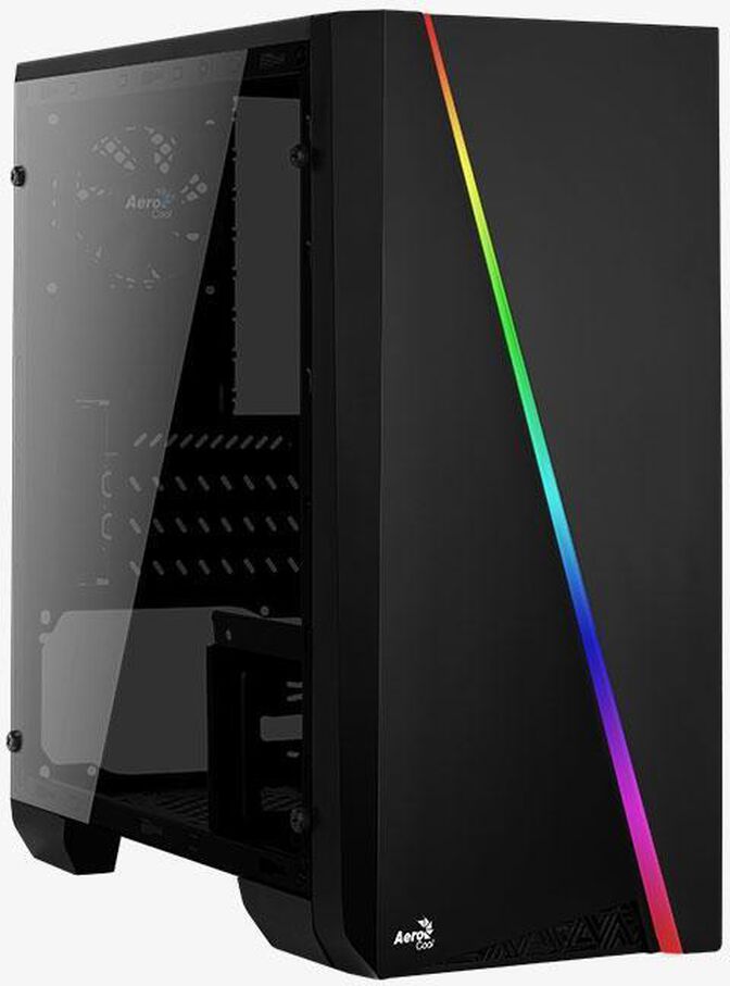 Caja Micro-ATX Aerocool Cylon Mini RGB Vidrio Templado Negro image number 0