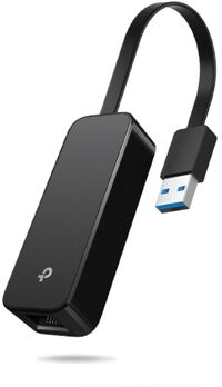 Adaptador USB TP-Link UE306 USB 3.0 para Ethernet Gigabit Negro Adaptador USB TP-Link UE306 USB 3.0 para Ethernet Gigabit Negro