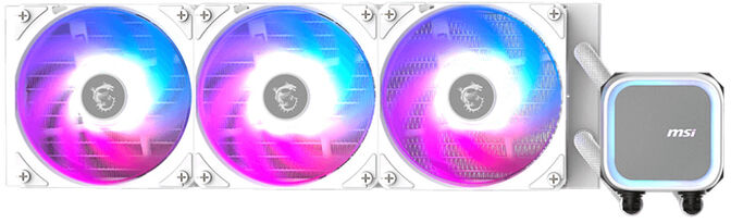 Refrigeraci&oacute;n Liquida CPU MSI MAG CORELIQUID A13 360mm ARGB Blanco image number 0