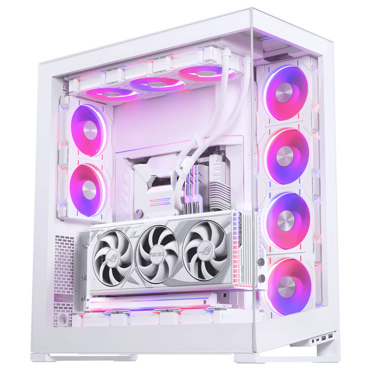 GPU Bracket vertical Phanteks+Cabo PCI-E 5.0 x16 Fita Riser 22cm Blanco image number 7