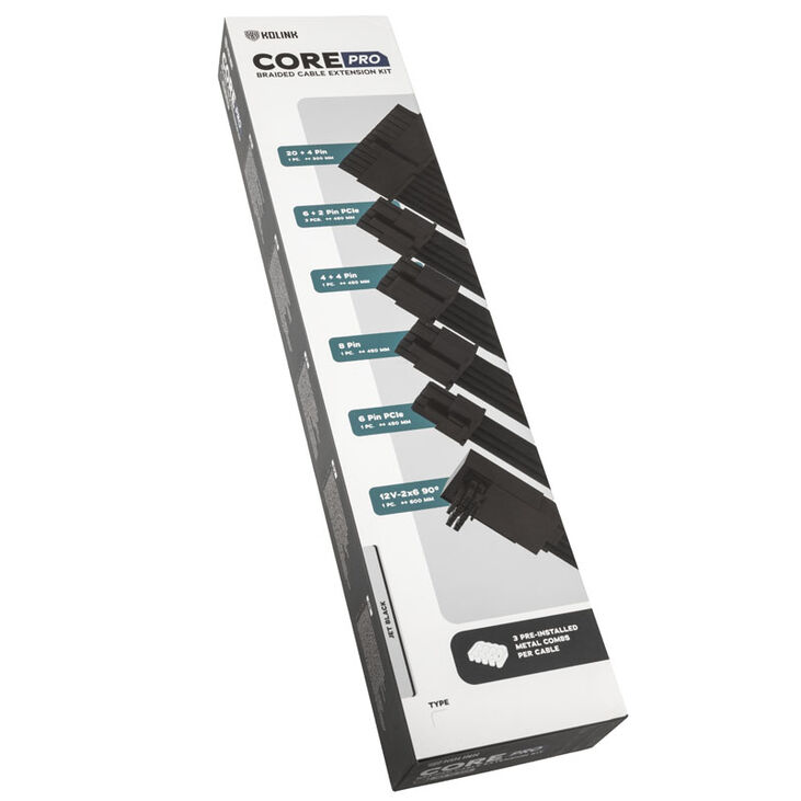 Kit Extensión Kolink Core Pro 12V-2x6 Type 1 - Jet Black image number 3