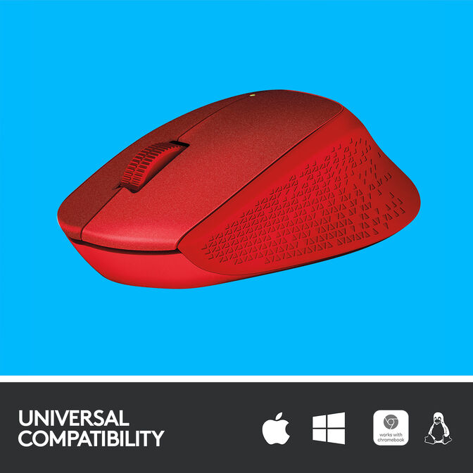 Rat&oacute;n Logitech M330 Silent Plus 1000DPI Wireless Rojo image number 14