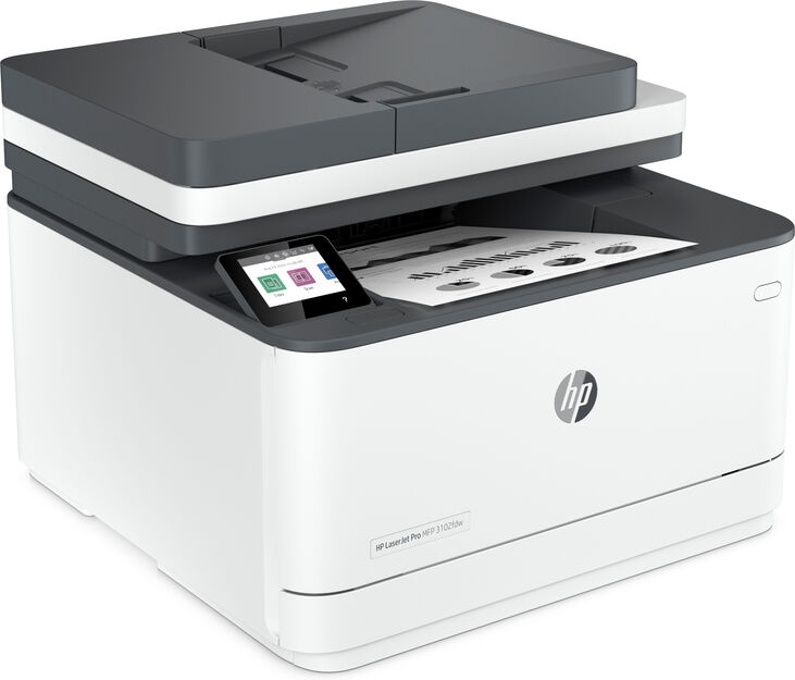 Impresora Multifunción Láser HP LaserJet Pro MFP 3102fdw WiFi image number 3