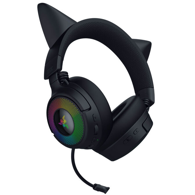 Auriculares Razer Kraken Kitty V3 Pro Wireless/Bluetooth Negro image number 2