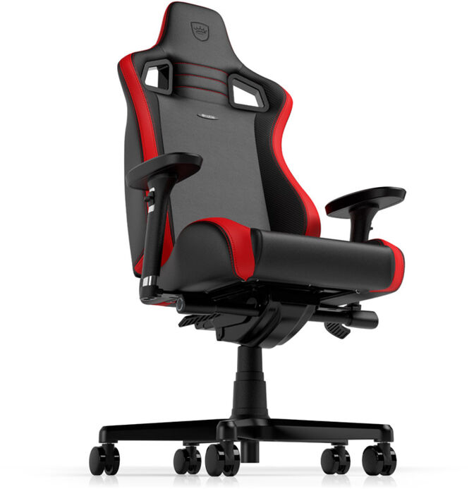 Silla noblechairs EPIC Compact - Negro /Carbono /Rojo image number 5