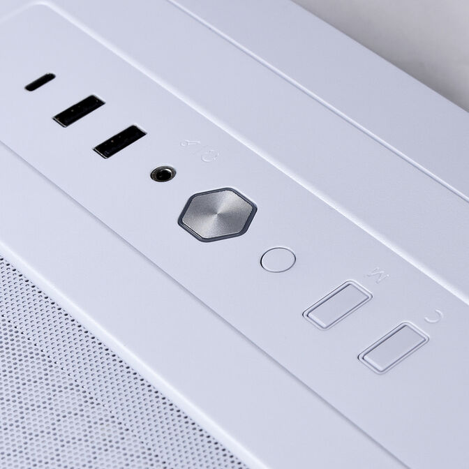 Caja ATX Lian Li Lancool II Mesh C RGB Snow Edition Blanca Vidrio Templado image number 10